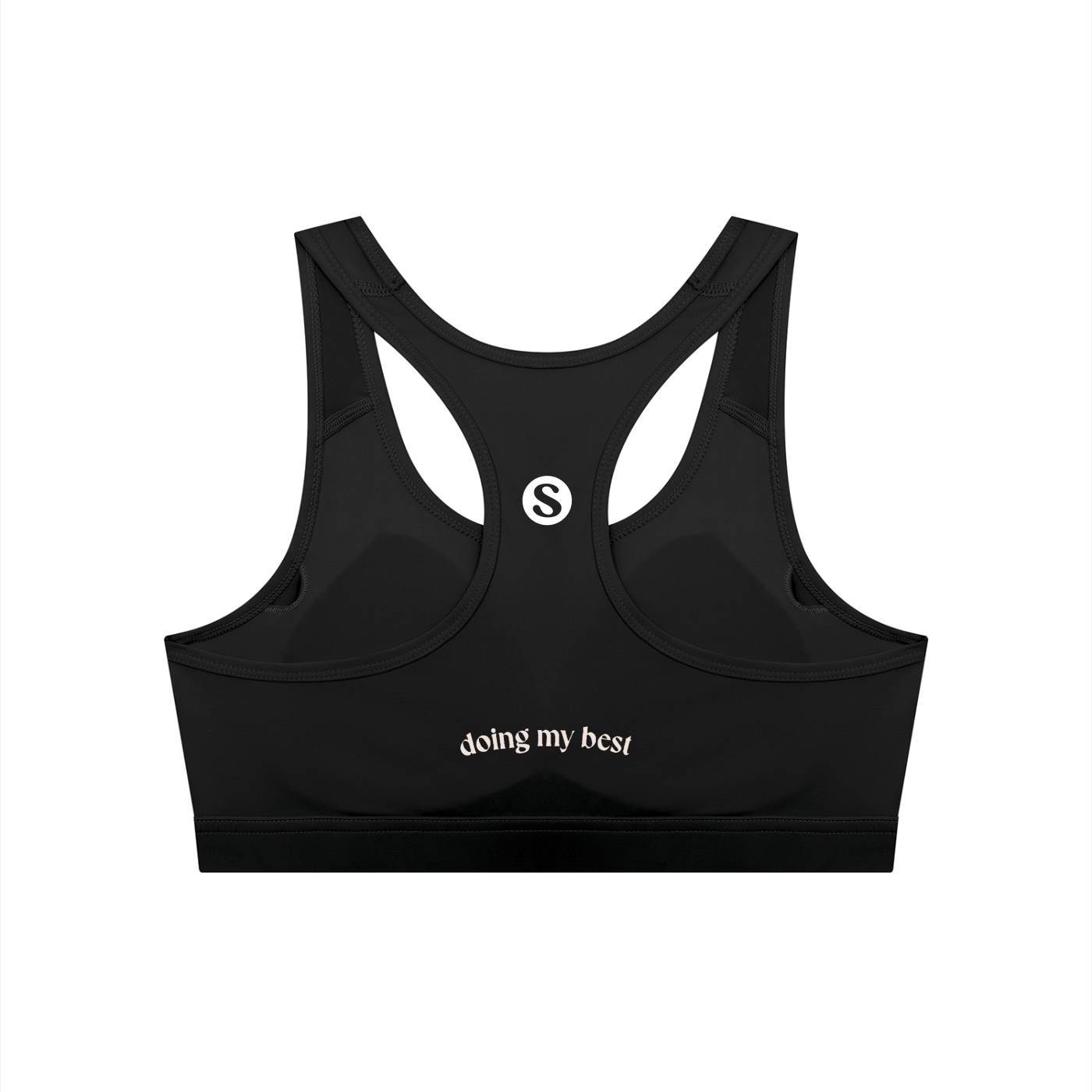 Doing My Best Racerback Sports Bra