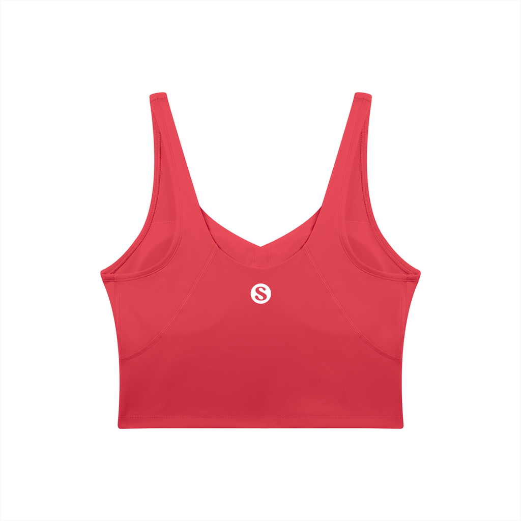 Doing My Best V-Neck Sports Bra