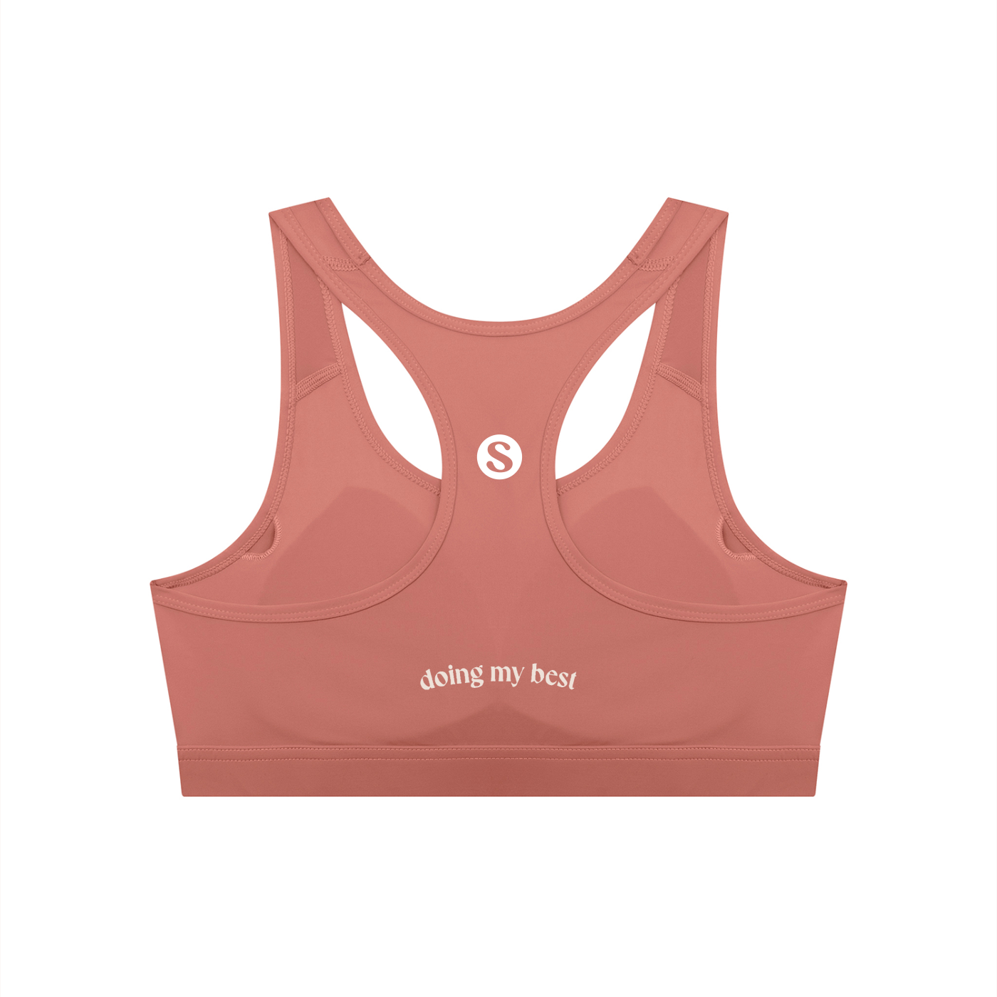 Doing My Best Racerback Sports Bra