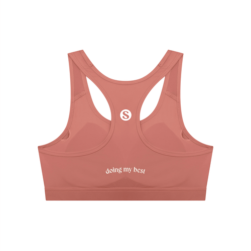 Doing My Best Racerback Sports Bra