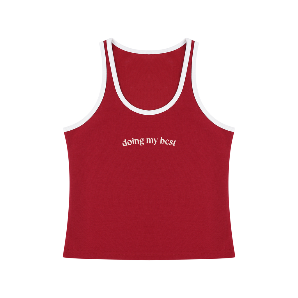 Doing My Best Colorblock Crop Tank