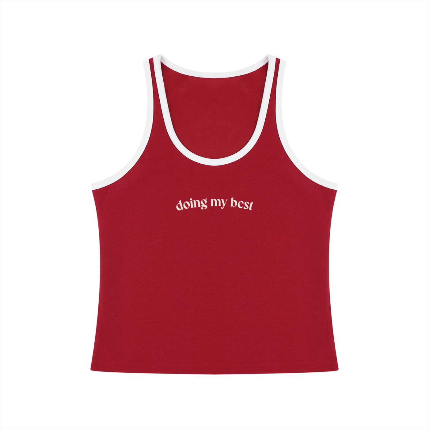 Doing My Best Colorblock Crop Tank