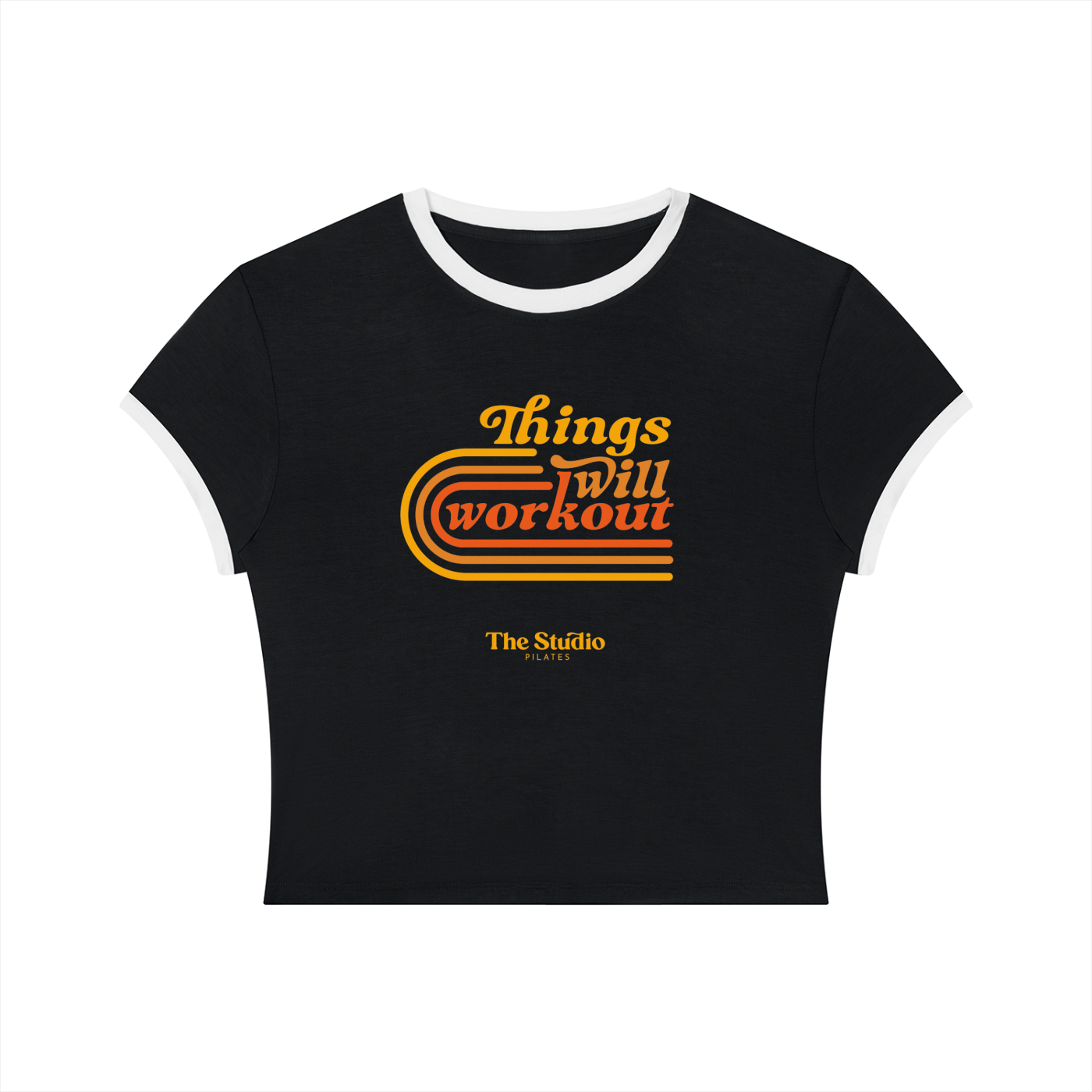 Things Will Work Out Ringer Baby Tee