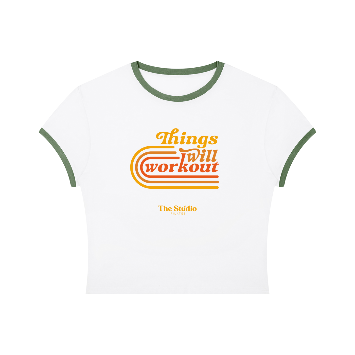 Things Will Work Out Ringer Baby Tee