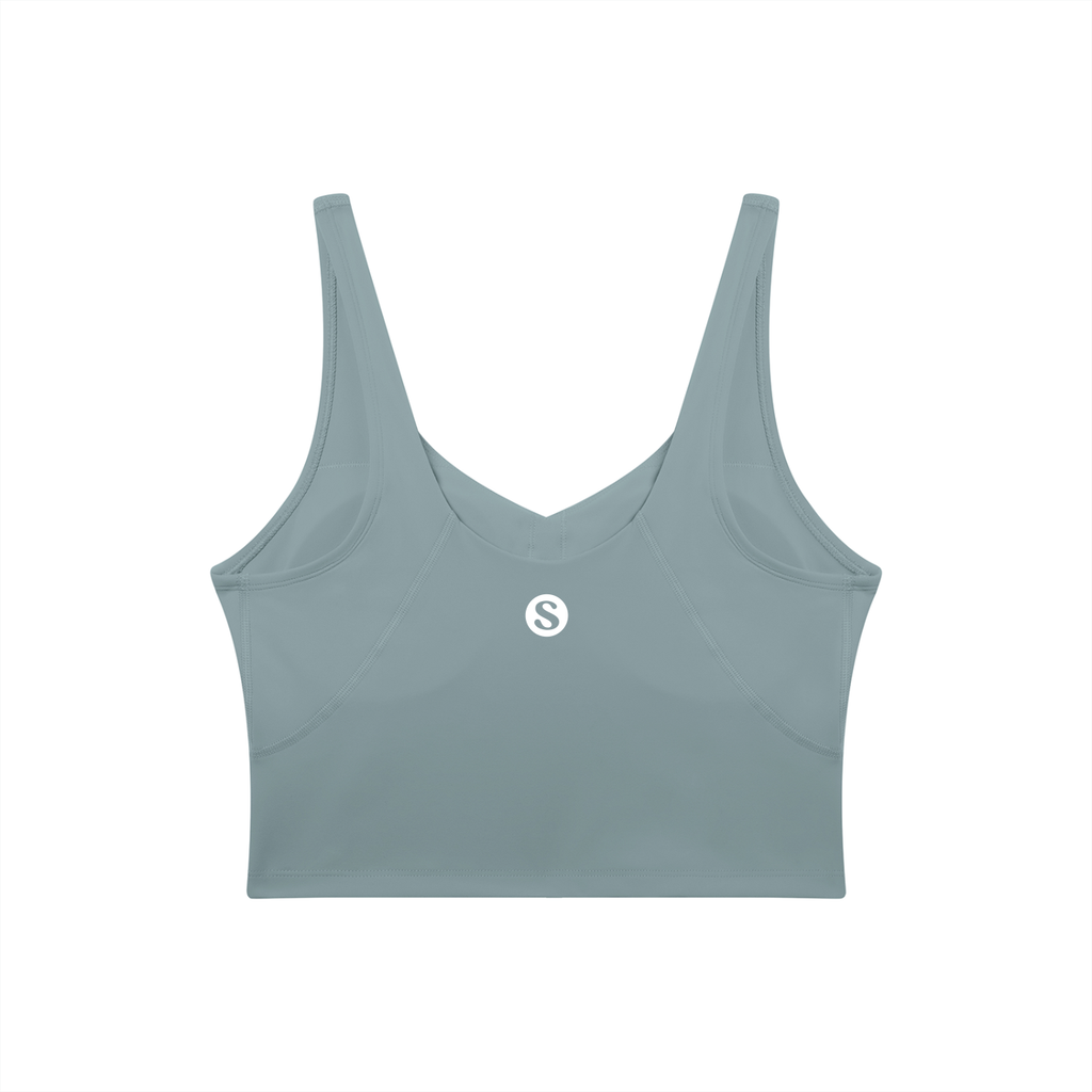 Doing My Best V-Neck Sports Bra