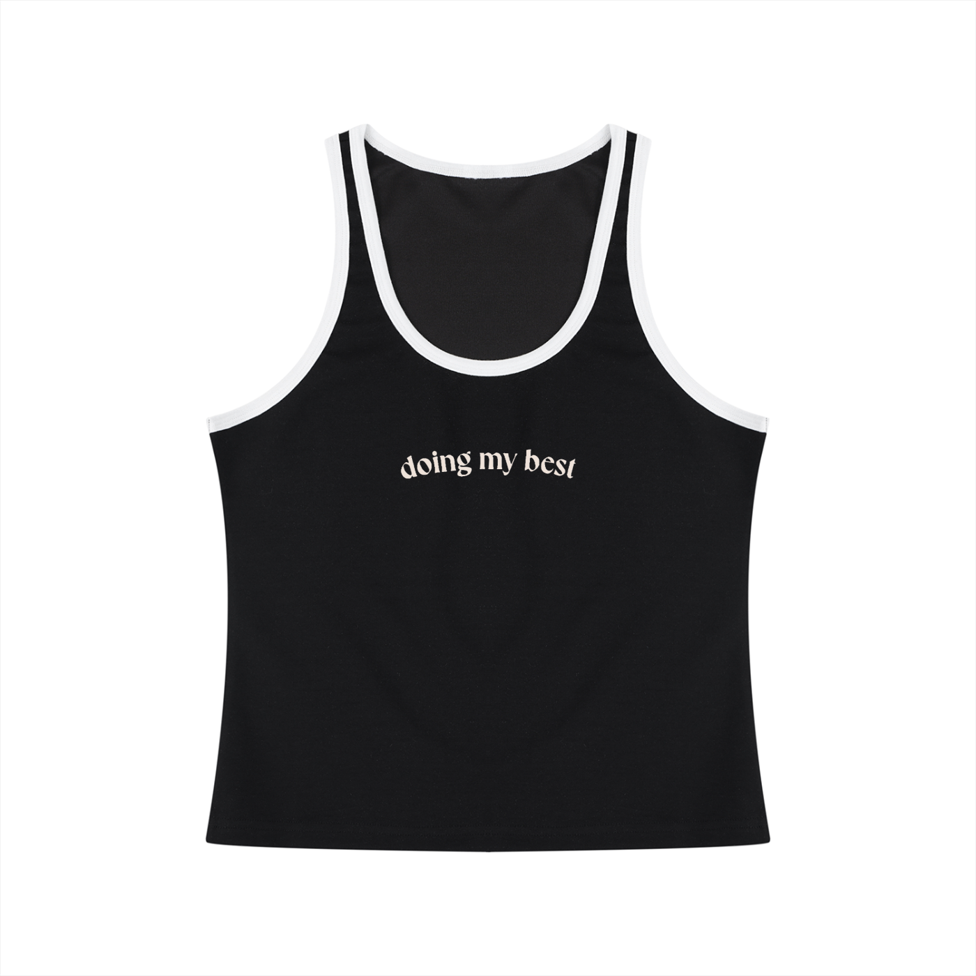 Doing My Best Colorblock Crop Tank