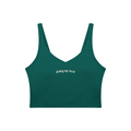 Doing My Best V-Neck Sports Bra