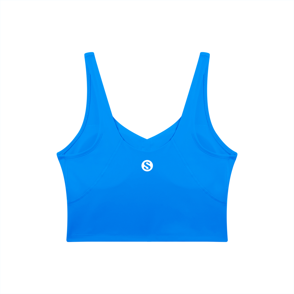 Doing My Best V-Neck Sports Bra