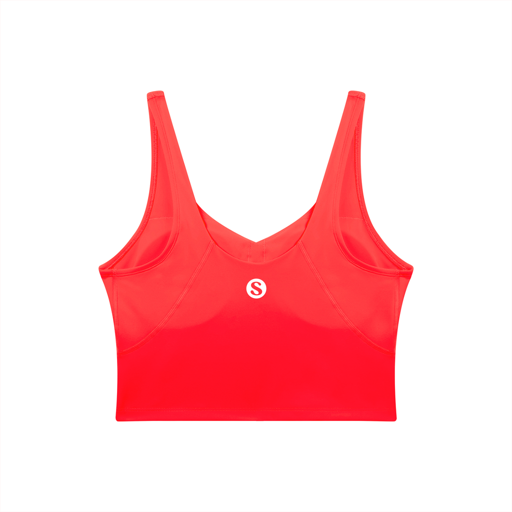 Doing My Best V-Neck Sports Bra