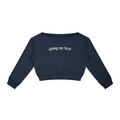 Doing My Best Off-Shoulder Sweatshirt