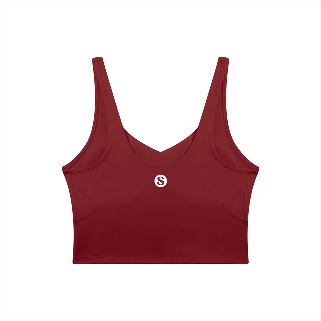Doing My Best V-Neck Sports Bra