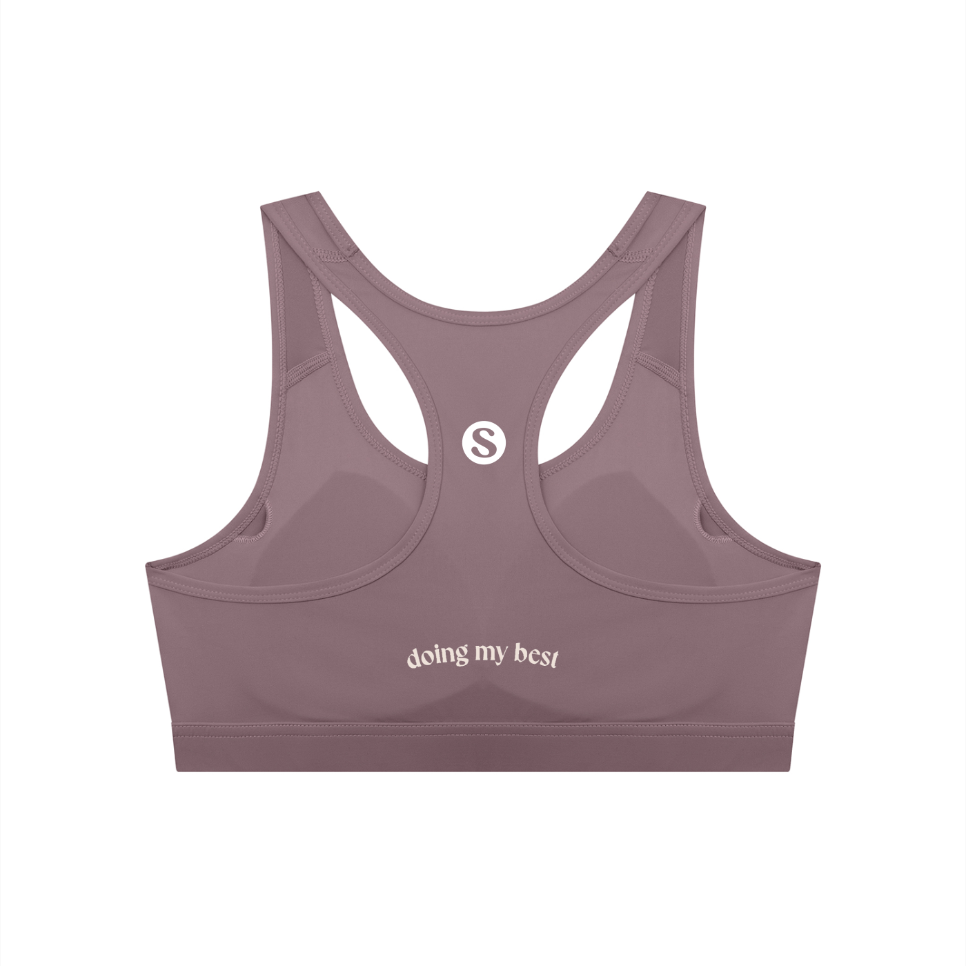 Doing My Best Racerback Sports Bra