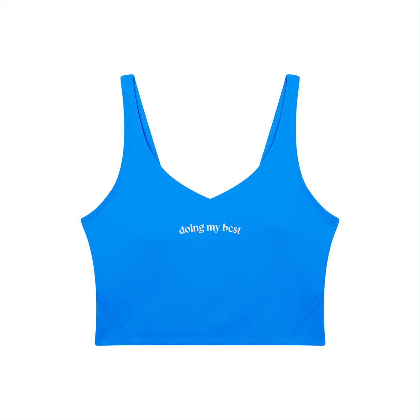 Doing My Best V-Neck Sports Bra
